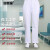 安赛瑞 护士裤 透气薄款医生服 春夏西裤腰药店护士工作服 白色 2XL 3F00053