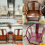 哈楼漆太师椅改色漆水性木纹喷漆木门凳子桌椅衣柜翻新复古环保净味涂料 红檀色（半透明） 500g