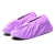 者也 防尘鞋套 1双 加厚绒布防滑底室内机房可反复洗 成人淡紫色