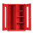 万普盾 应急物资存储柜 1090*460*1650mm【红色】消防救援柜防汛装备器材展示柜紧急防护物品储备柜