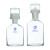 高硼硅溶解氧瓶250/500/1000ml耐高温双盖污水瓶带刻度透明BOD 双盖250ml