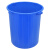 中典 YJ-E087 圆形水桶 塑料桶储物收纳桶酒店厨房大号环卫物业垃圾桶 白色36升无盖