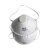 LISM杯型KN95口罩CE认证出口带呼吸阀防护头戴式碗状工业防尘源厂 白色有阀50起