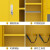 康迪普 防爆柜易燃易爆物品储存柜安全防爆柜工业化学品存放柜防火防爆安全柜 红 2加仑330*330*330