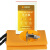 橙色硅胶灭火毯消防认证玻璃纤维国标防火毯布消防器材 夜光橙色硅胶1米(常用型)欧盟CE认证