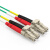 胜为FOCK-1050 电信级万兆铠装光纤跳线 LC-LC多模双芯5米 OM3室内抗拉尾纤缆