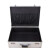 金诗洛 K5508 带锁铝合金手提箱 手提式双密码工具箱证件收纳盒 银色空箱(50*37*18)