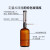 套筒式可调定量加液器透明棕色玻璃加液瓶塑料套装250 500 1000ml 棕色瓶套装-500ml