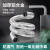 燃气排烟管强排式直排不锈钢铝合金伸缩软管排气管配件加长 适用9cm排烟管送2米铝箔胶带拉长1.5米