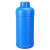 加厚食品级密封瓶塑料圆瓶空瓶化工样品分装瓶包装瓶500ml/1L升kg 100ml乳白色2个装白色防盗盖:配铝箔垫片