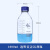 蜀牛 透明茶棕色高硼硅玻璃蓝盖试剂瓶密封瓶带刻度螺口丝口蓝盖瓶 中性料透明1000ml
