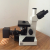 4XB显微镜4XC三目倒置金相显微镜可配金相理化分析软件带调试 灯泡