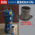 水泵接头配件潜水泵出水口2.5 3 4寸大元污泵2寸直连式两孔法兰 4寸圈变2.5寸