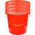 卉营（HUIYING）塑料桶 40手提带盖塑料桶 水桶 360*285mm /个 可定制