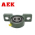 AEK/艾翌克 美国进口 UKP205 带紧定套立式外球面带座轴承 内径25mm