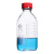 垒固 透明蓝盖试剂瓶实验室丝口玻璃瓶耐高温高硼硅玻璃蓝盖瓶带刻度样品瓶 高硼硅透明2000ml