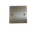以琛定制防火耐高温86-118型银色不锈钢金属面板接线盒白板底盒暗 118型中号三联不锈钢盖板