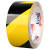 利信达PVC警示胶带黑黄地标线斑马胶带地面标识分区胶布工厂 4.0CM宽*3长7卷