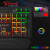 双飞燕（A4TECH）B975 血手幽灵机械键盘有线 三代光轴电竞游戏办 B975P-橙光轴（枪声版） PBT键帽