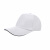 劳保佳 工作帽 广告棒球休闲运动鸭舌帽 纯色遮阳帽 可定制 棉布款 纯白色(可调节)