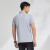 雅戈尔 T恤男士 2022夏季青年男士商务休闲短袖T恤 VSPC533066DCA 灰色 2XL