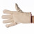 金诗洛 K5573 (3双)铁路手掌加皮加厚帆布手套 建筑矿山耐磨斜纹透气劳保手套 防护手套