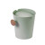 希万辉 创意大号垃圾桶北欧干湿分类收纳桶酒店桌面茶几迷你纸篓 淡茶绿小号
