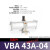 气缸增压阀VBA10A-02GN VBA11A-02GN VBA20A-03GN VBA40A- VBA43A04 无配件