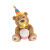 迦图鲮会唱歌的泰迪熊生日快乐熊歌毛绒小熊儿童玩具宝宝安抚玩偶女孩礼 生日小熊usb充电 手提袋