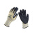 代尔塔 (DELTAPLUS）202015防割手套半乳胶涂层隔热耐磨劳保手套 灰黄色 8码