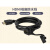 HDMI航空插头 HDMI防水公母延长线0.5/1米前面板接口 塑胶螺母 LH20-CA-HD-013(0.3米) A92