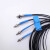德克邦光纤放大器传感器探头PR6Y20反射M6两米线焊带	 PR6Y20反射M6两米线