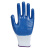 金卷柏  JJB-238 防滑耐磨劳保手套 浸塑丁腈手套 蓝色 M 3 