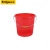 企桥 红色手提塑料水桶 洗车桶化工储水桶清洁桶 口径31.5*高26cm约12升 10/件