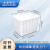 米奇特工 水箱大号加厚塑料水桶长方形储水箱  140L白色