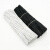 赫思迪格 包塑铁丝扎丝 扁形电镀锌铁丝扎线 Φ0.55mm 黑色15cm（1000根） HGJ-1499