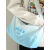 CaraKaty冰川蓝风渐变色帆布包包女2023春夏学生斜挎包托特包大容量 冰川蓝 冰川蓝枕头包包