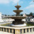 定制适用石雕喷泉晚霞红风水球欧式公园广场流水景观装饰庭院天然石材水钵 大盆直径1.5米