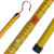 伸缩测高杆电力绝缘测高杆测量杆测高杆6-18米 加强款-黄色 12米