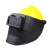 高空作业面罩配安全帽式具焊工帽屏防烤脸部轻便头戴面罩电焊防护 高空面罩