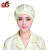 世霸（SHIBA） 防静电帽 防尘帽 电子食品喷漆纺织行业工作帽 厨师帽黄色无天窗 1顶起购