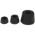 倘沭湾ZX7-200 250 400电焊机脚黑色圆形塑料底座垫二保焊圆形机箱配件 小号塑料脚垫