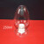 璃锥形鸡心种子瓶实验室玻璃器皿展示样品配带胶塞农校仪器 圆头种子瓶250ml