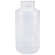 PP广口塑料瓶PP大口瓶耐高温高压瓶半透明实验室试剂瓶酸碱样品瓶 PP半透明1000ml(3个)