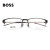 HUGO BOSS雨果博斯光学镜架眼镜框半镜框近视眼镜1306F佳锐防蓝光镜片1.591