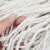 安达通 蓝白线排拖 木杆老式大号棉线平板拖把工厂用棉纱普通拖把 木柄白线款30厘米