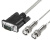 利合光电（LHG）E1线缆DB9针串口转2*BNC两兆头2M路由器模块测试线 1米