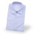 中神盾 DV-128  女式短袖衬衫修身韩版职业商务白领条纹衬衣 白底蓝竖条 (1-9件价格)35码（S）