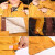 百舸 牛皮电焊工作服套装焊工长袖防护服防电弧飞溅焊工牛皮套装 黄色XXL