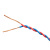 中禾品 电线电缆 红蓝RVS2*0.75平方 双绞线 国标阻燃电源花线 铜芯软线 100m